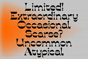 Raro | Futuristic serifs, a Serif Font by Pedroglifos (Thumbnail 4 of 9)
