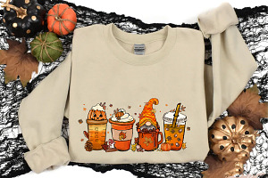 Pumpkin Autumn Coffee Graphics