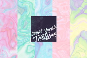 Liquid marble texture