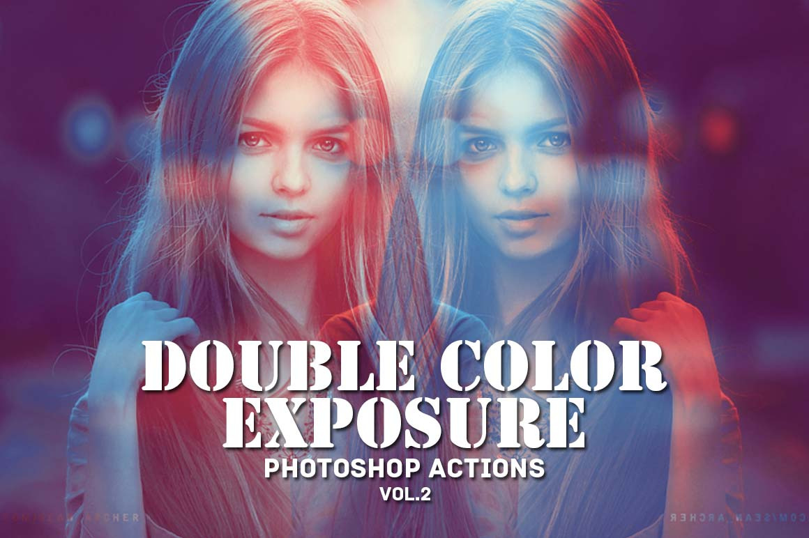 Double Color Exposure Actions Vol. 2, an Action Add-On by Creativetacos