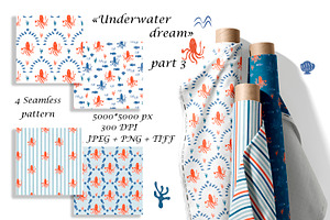 Scandinavian Kids Seamless Patterns