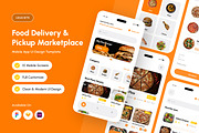 Yumgo - Food Delivery App Design, an App Template by productype1 (Thumbnail 1 of 5)