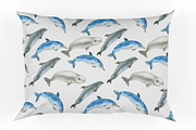Whale watercolor big set, an Animal Illustration by IvanFet (Thumbnail 10 of 14)