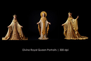 Divine Royal Queen Portraits