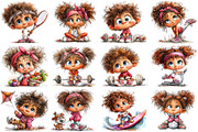 Children Engaging in Various Healthy, a Person Illustration by AlexZeL (Thumbnail 2 of 4)