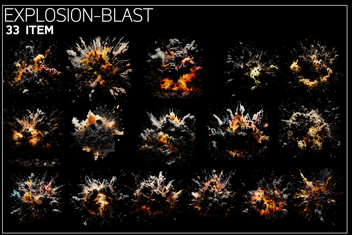 Smoke & Blast Effects Bundle, a Layer Style Add-On by ODO Visual Shop (Photo 3 of 15)