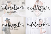 Marliesta Script Font, a Script Font by Megatype (Thumbnail 5 of 8)