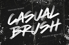 Casual Brush SVG Fonts