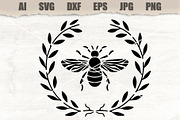 Stencil Honeybee, a Pattern Graphic by MARYCRAFTIRIA (Thumbnail 1 of 2)