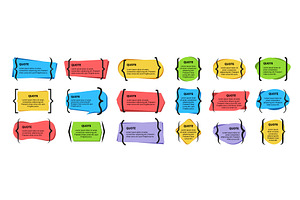 Quote frames with text brackets, an Illustration by winwin.art