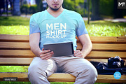 The City Series T-shirt Mock-up Pack, a Shirt Mockup by BlackMocca (Thumbnail 6 of 24)