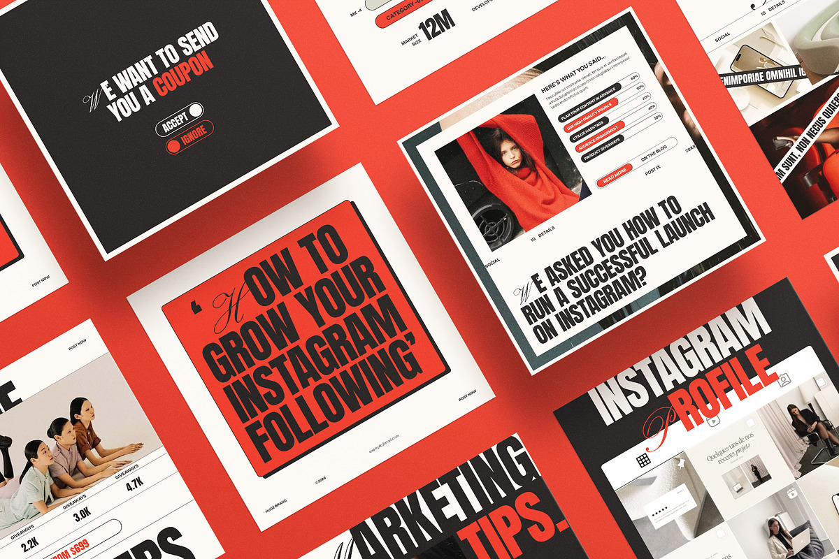 HUGE | Social Media Kit Template, a Social Media Template by ArtisanaAura (Photo 2 of 13)