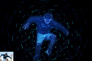 Retro Hologram Effect PS Action, an Action Add-On by Studio Retouch (Thumbnail 5 of 12)