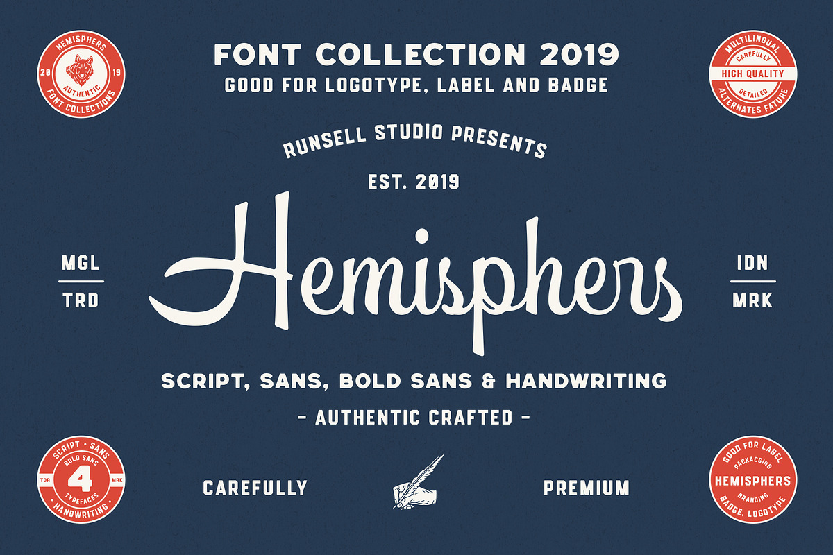 Hemisphers - Font Collection
