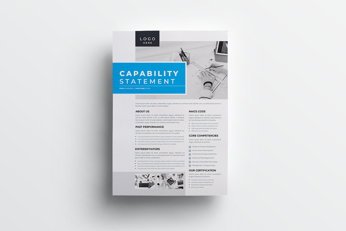 Capability Statement Bundle, a Flyer Template by obayes (Photo 6 of 10)