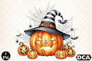 Halloween Fall Sublimation PNG, an Illustration by DreamCafeArt (Thumbnail 1 of 7)
