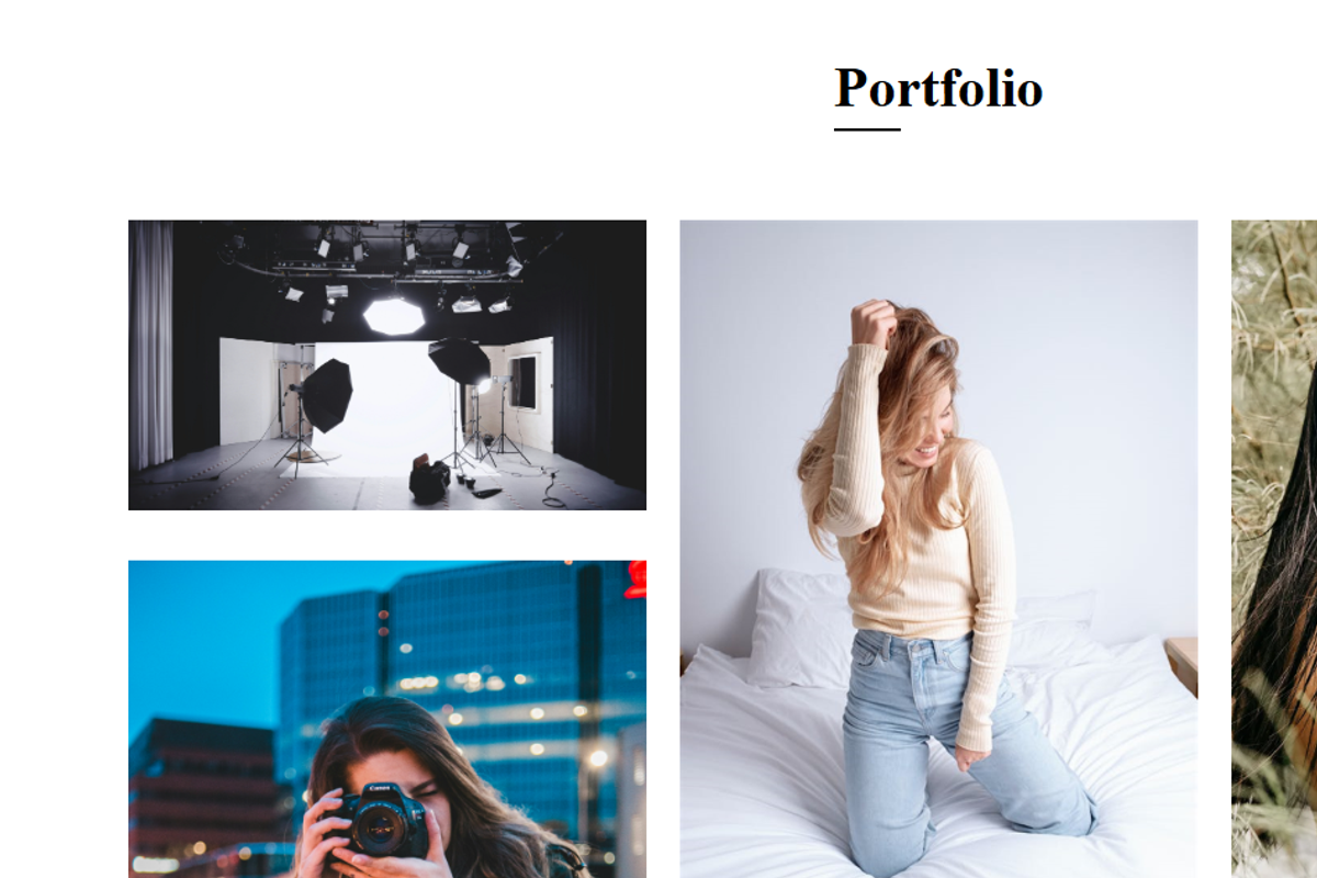 Modern Photography Portfolio, a Templates & Theme by mild web designs (Photo 2 of 3)