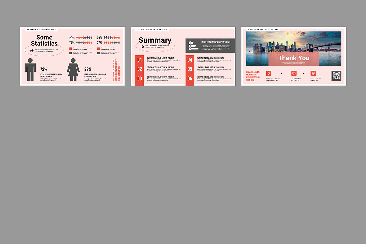 Business Presentation Layout preview 5