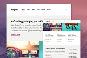 Scripted WordPress Theme