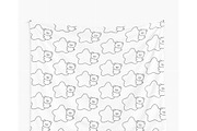 cute bear outline SVG | bear with st, an Illustration by TheHitShop (Thumbnail 9 of 10)