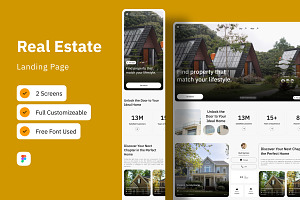 Archilles - Real Estate Landing Page, a Landing Page Template by twinstd