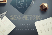 Geometric Letters and Logo Designs, a Branding & Logo Template by VP Fonts (Thumbnail 1 of 28)