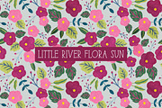 LITTLE RIVER FLORA Seamless Patterns, a Pattern Graphic by Dreaming with Isa (Thumbnail 5 of 9)