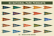 National Park Pennants, an Object Graphic by Brian Ritter Design (Thumbnail 4 of 6)