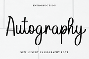 Autography, a Handwritten Font by FreshTypeINK (Thumbnail 1 of 8)
