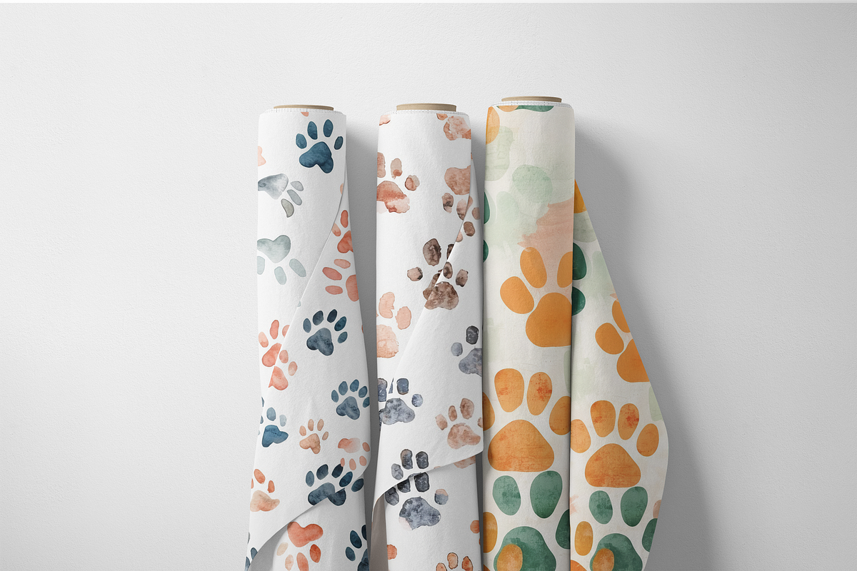Paw Print Pattern Bundle