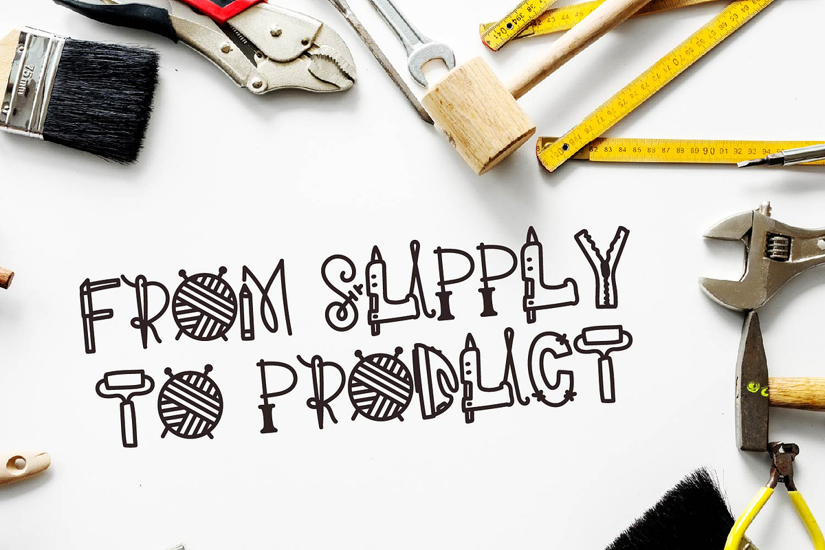 Crafty Mom - Craft Supply Font preview 5