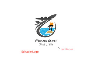 Travel & Tourism Logo Template, a Branding & Logo Template by YUDesignStore