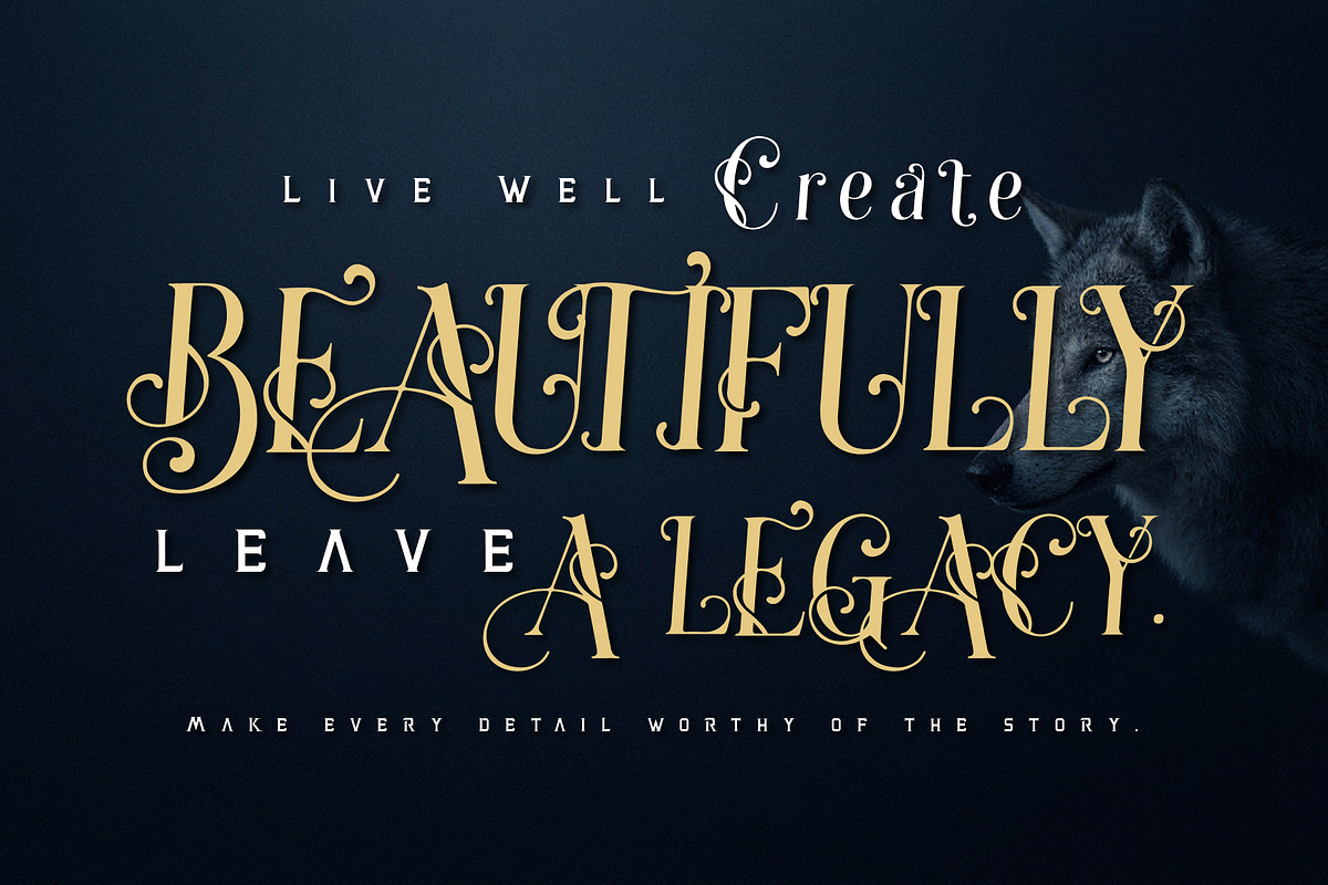 Grandeu Bearzens - Vintage Serif, a Serif Font by HypeWorksCo (Photo 13 of 15)