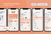 Duollet - Shared Wallet App UI, an App Template by trabaskriya (Thumbnail 1 of 5)