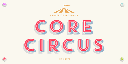 Core Circus, a Sans Serif Font by S-Core