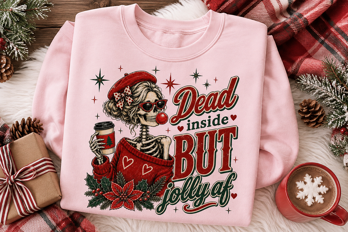 Retro Skeleton Christmas Png Bundle, an Object Graphic by Daisy Design (Photo 18 of 22)