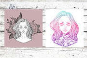 tattoo poster, a Person Illustration by Vavavka (Thumbnail 3 of 8)