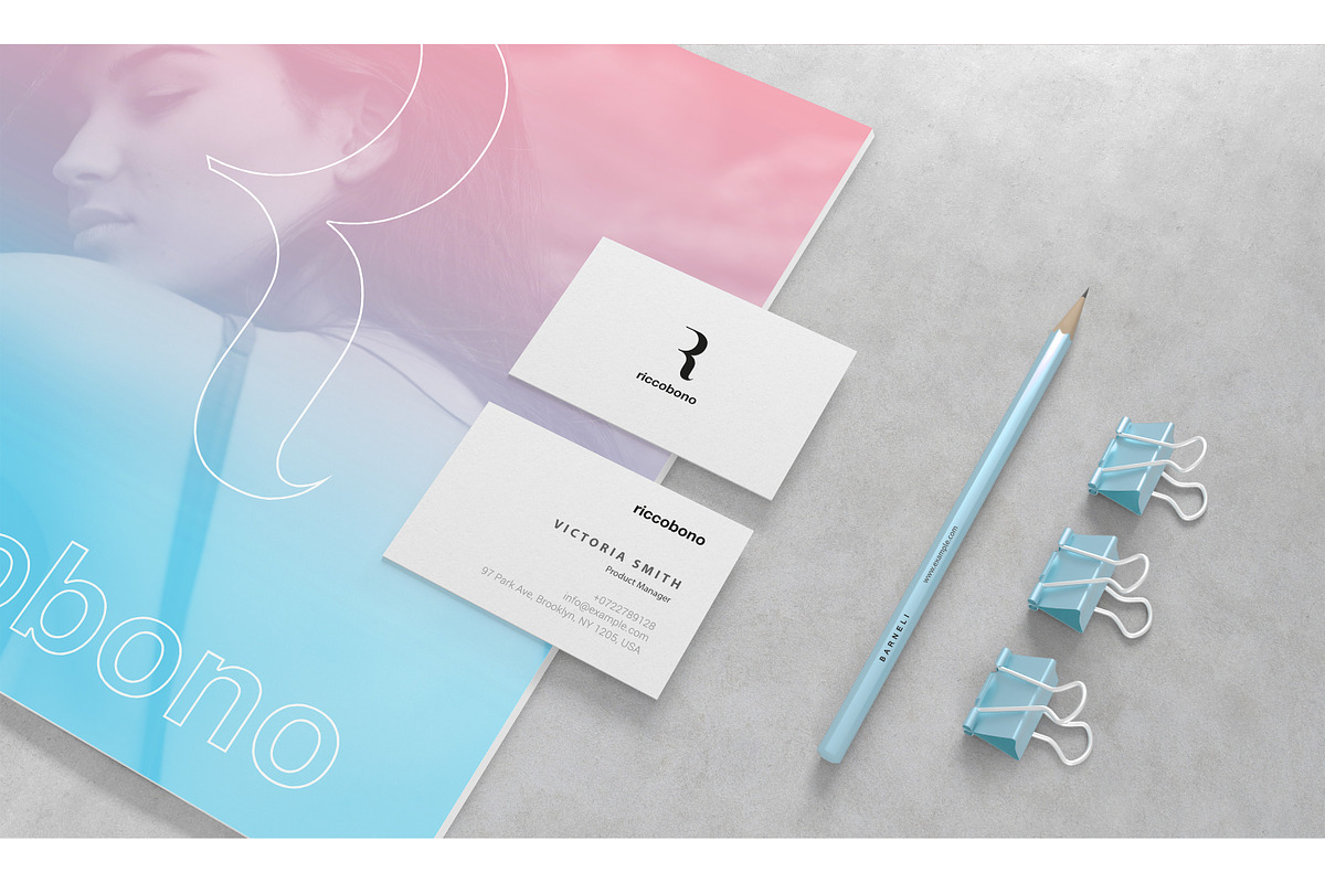 Stationery Branding Mockup #4, a Pens & Pencil Mockup by Seven Lights (Photo 3 of 3)