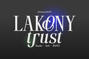 Lakony - Serif Font Combinations, a Serif Font by Khoir (Thumbnail 1 of 9)