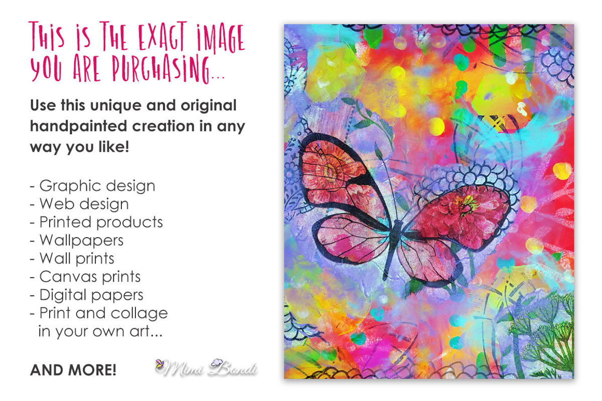 Handpainted abstract background 4, an Illustration by Mimi Bondi Studio (Photo 5 of 5)
