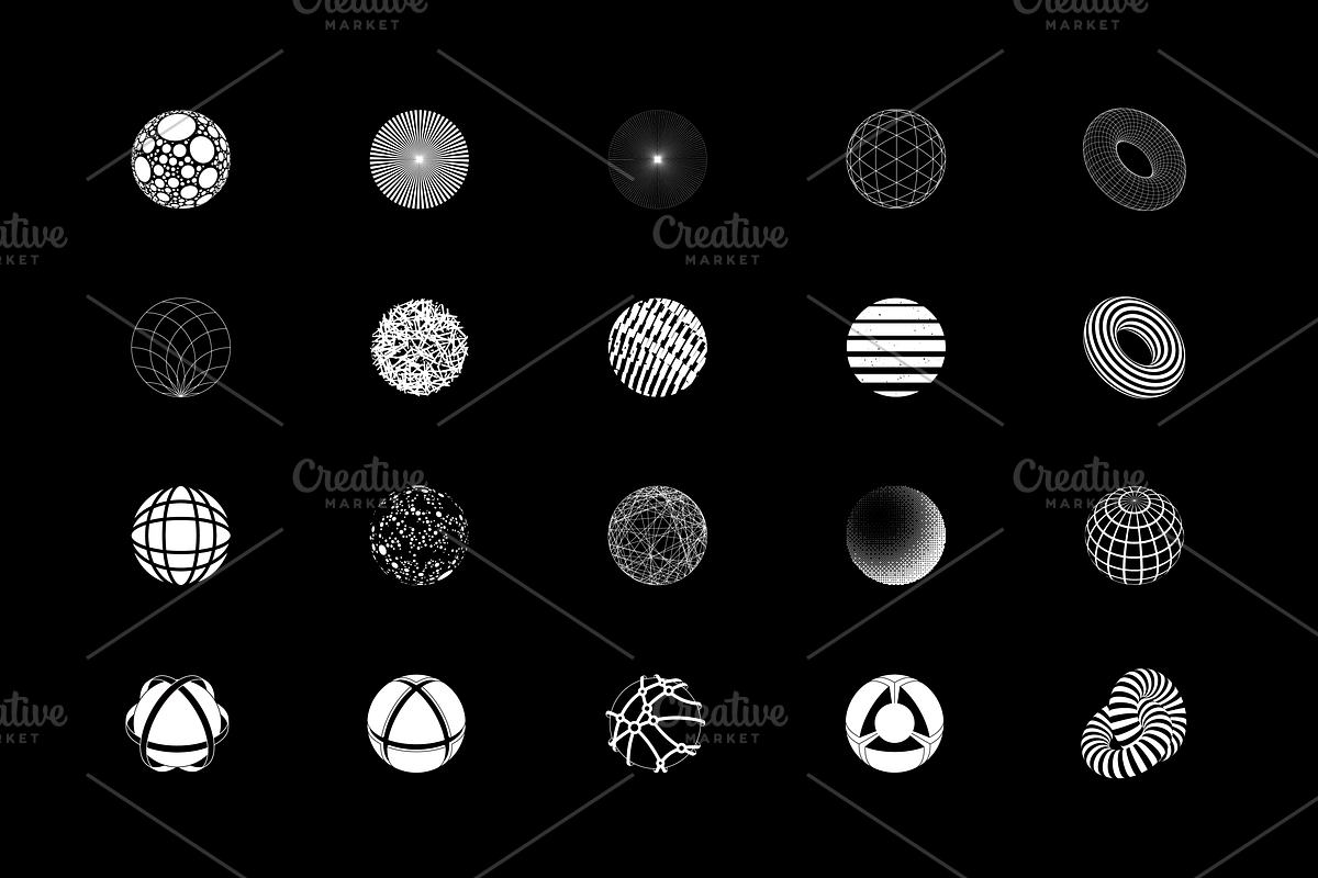 100 Circles & Spheres, an Icon by kloroform (Photo 7 of 11)