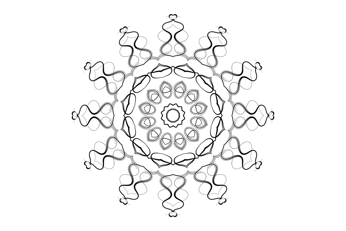 Handcrafted Mandala Design Pack, a Pattern Graphic by NJ Himel (Photo 24 of 30)