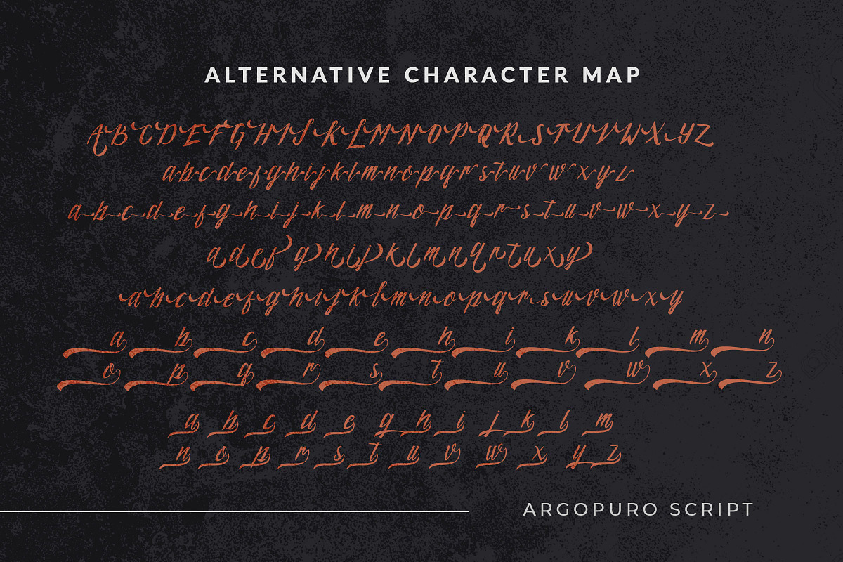 Argopuro Script Font, a Script Font by Fontruly (Photo 4 of 9)