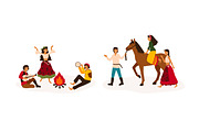 Romani people set, a Person Illustration by Good Studio (Thumbnail 4 of 5)