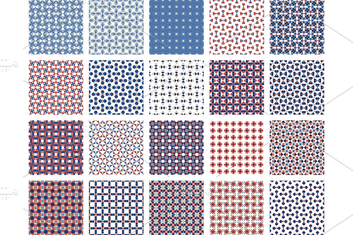 POLLE geometric seamless patterns., a Pattern Graphic by Peolla (Photo 9 of 10)