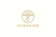 Sun Shine Sunshine Logo template, a Branding & Logo Template by yopie (Thumbnail 1 of 3)
