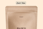 Kraft Paper Stand-Up Pouch Mockup, a Packaging Mockup by Ram Studio LLC (Thumbnail 13 of 14)