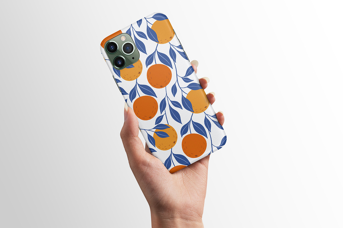 Orange Seamless Pattern, a Pattern Graphic by mejorana (Photo 3 of 4)