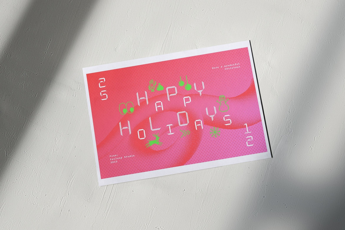 Cas Pixalatte Y2K Pixel 2 Fonts, a Sans Serif Font by Casloop Studio (Photo 4 of 10)