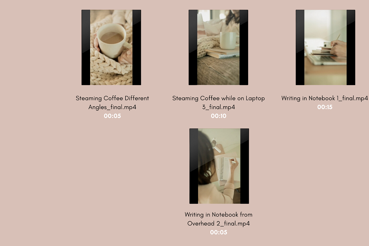 Cozy WFH: 10 Aesthetic Video Clips, a Social Media Template by sociallyswanky (Photo 5 of 5)